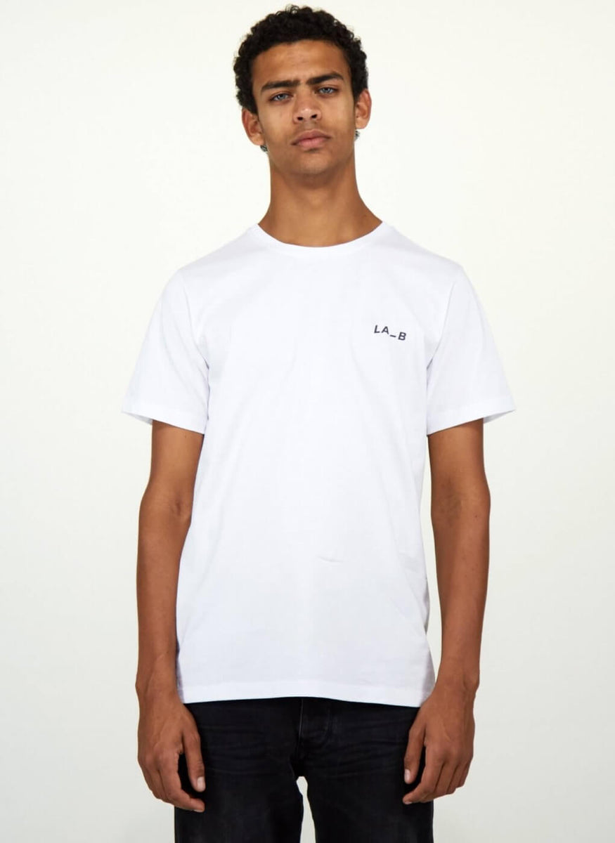 Coordinates T-shirt White Anthracite | LA_B Los Angeles