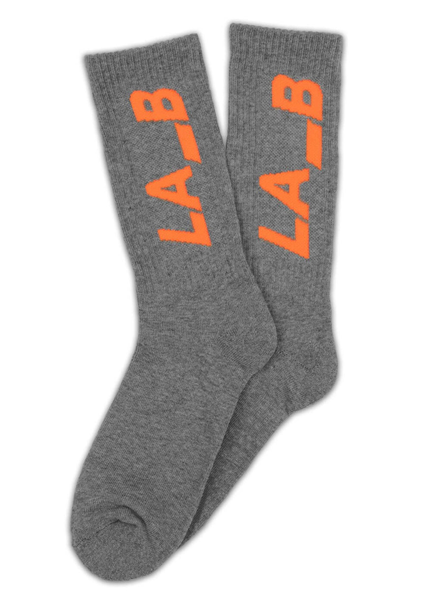 LA_B Socks Grey Orange