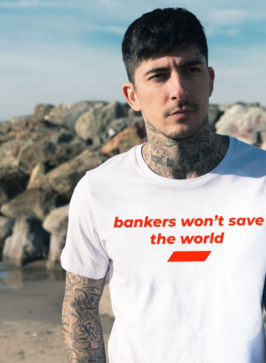 LA_B T-Shirt Bankers white men