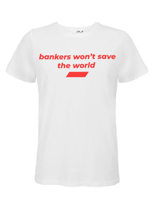 LA_B T-Shirt Bankers white Woman