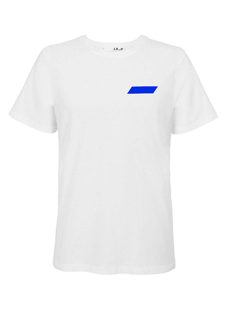 Classic T-Shirt White Blue