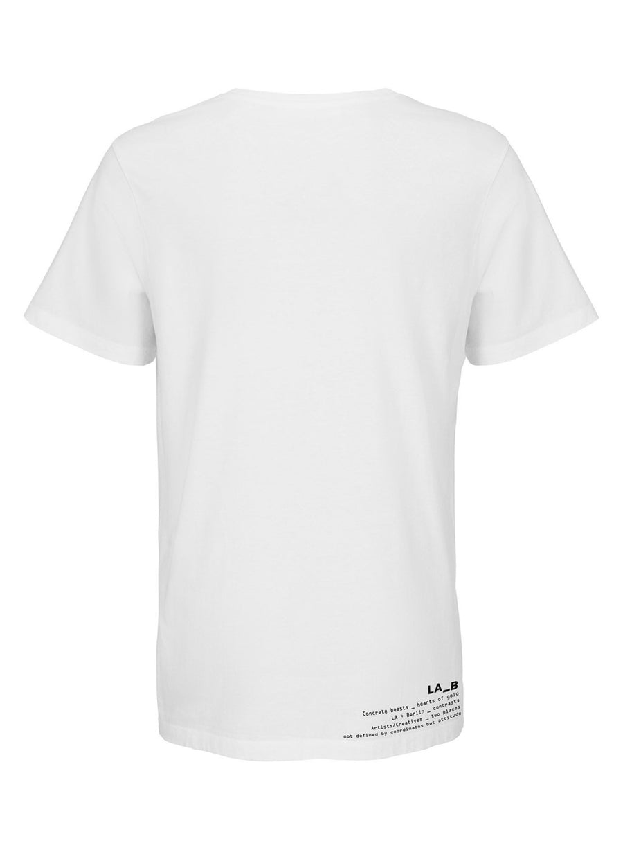 LA_B Kontraste T-Shirt white men